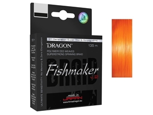 Zdjęcie Plecionki DRAGON Fishmaker V2/Momoi Pomarańcz 135m