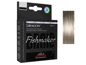 Zdjęcie Plecionki DRAGON Fishmaker V2/Momoi Szara 135m