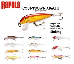 Zdjęcie Woblery RAPALA Countdown Abachi 7