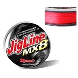 Plecionki MOMOI JigLine CZERWONA 150 i 300m