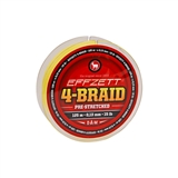 Plecionka EFFZETT 4-Braid YELLOW