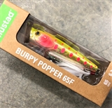 Wobler MUSTAD Burpy Popper PINK TROU 6.5cm