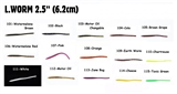 Gumy L.BAITS L.Worm 6,2cm 15szt./op.
